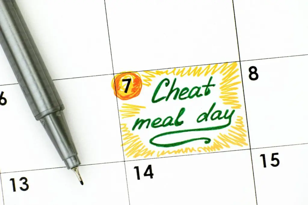 Cheat Meal Day in calendar with green pen - Carnivore Diet Cheat Days and Side Effects